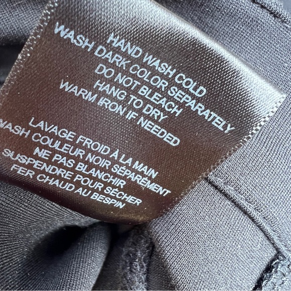 Black Swan Copper Studded Heavy Stretch Seam Detail Pants Size 27 - Picture 6 of 11